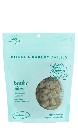 best flea treatment for ferrets Bocce's Bakery Soft & Chewy Dailies: Brushy Bites