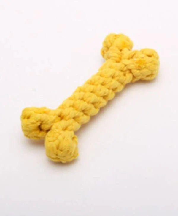 easy-clean bird cage with tray Bone Rope Dog Toy