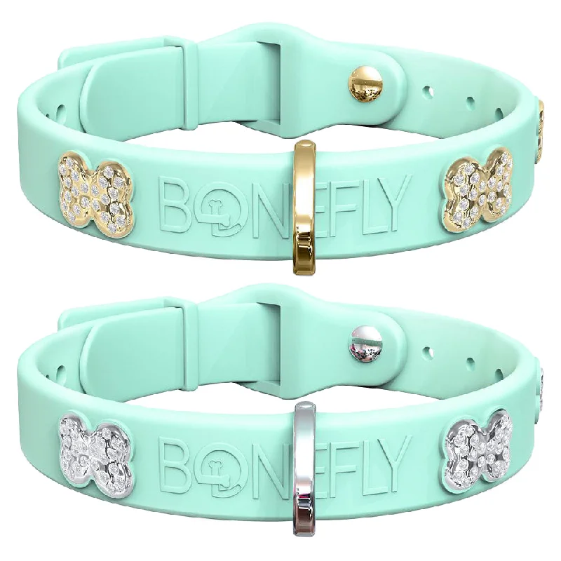 eco-friendly dog poop bags biodegradable Boneflex Crystal Dog Collar