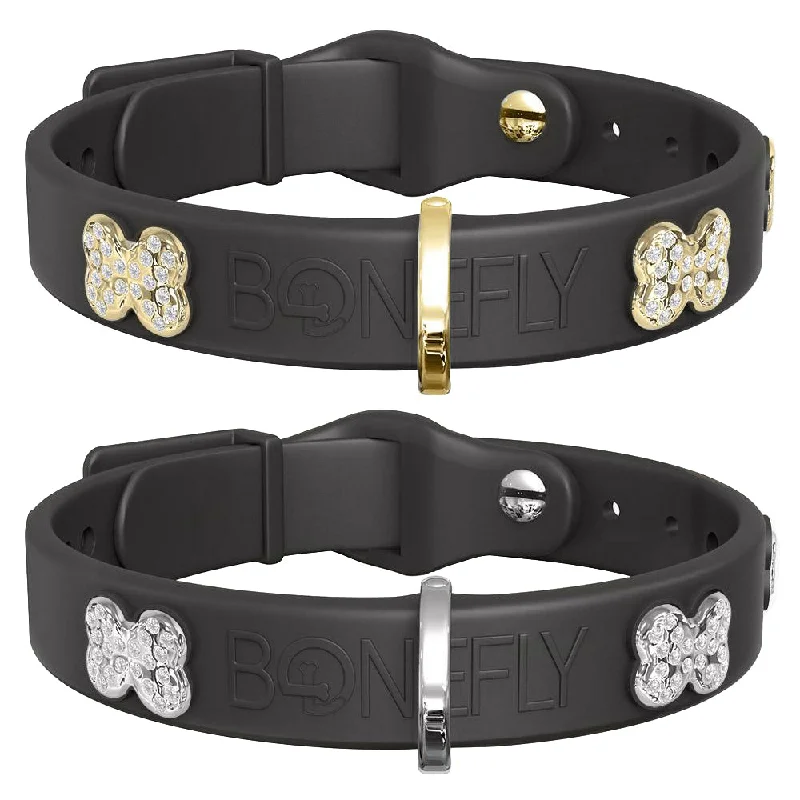 chew-resistant hamster wheel Boneflex Crystal Dog Collar