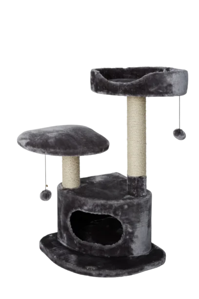 best aquarium filter for goldfish Bud'z Cat Tree Condo 3-Tier Gray