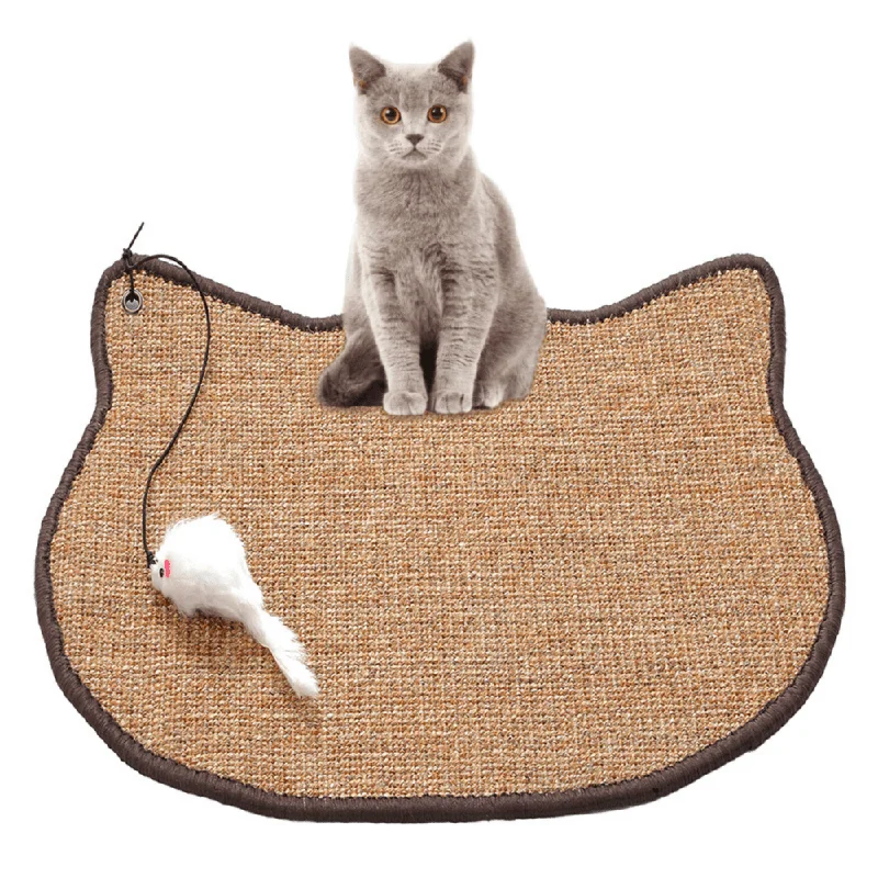 escape-proof dog harness for small dogs Cat Scratching Sisal Mat with Mouse Toy