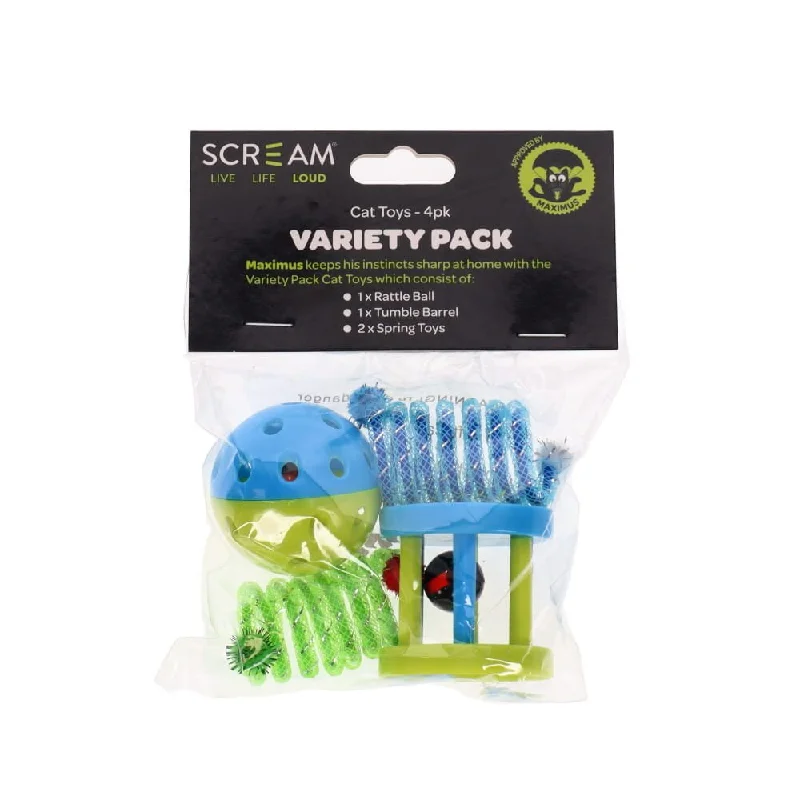 premium fish tank divider transparent CAT TOY 4PK BLUE