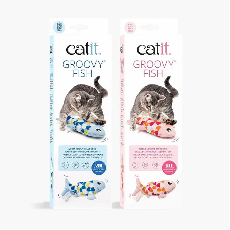 best waterproof dog harness Groovy Fish Cat Toy With Catnip