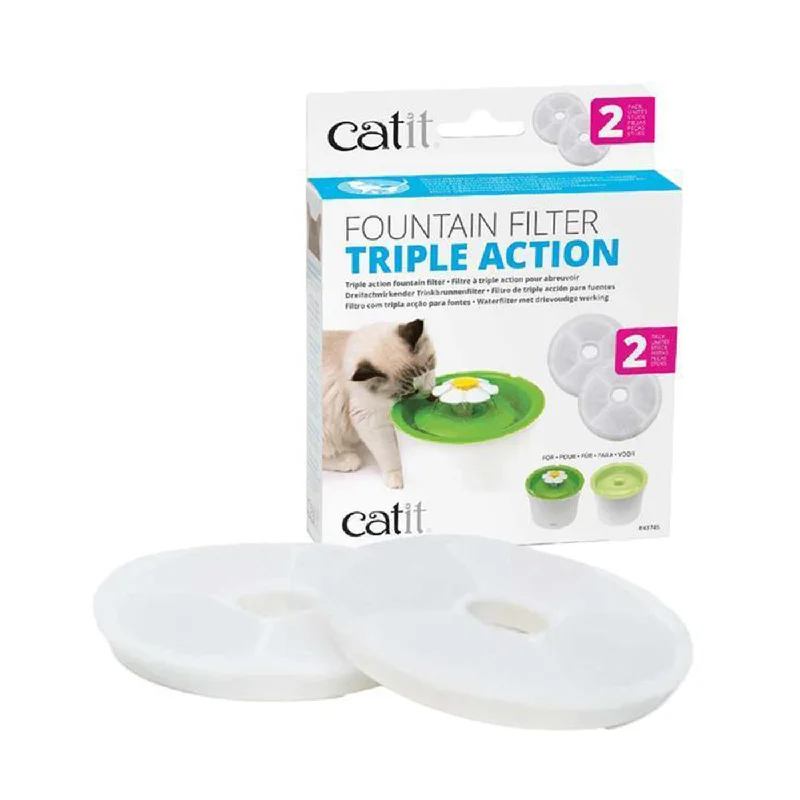 waterproof pet food storage container Catit Triple Action Filters (for Catit Flower Fountain) waterproof pet food storage container Catit Triple Action Filters (for Catit Flower Fountain)