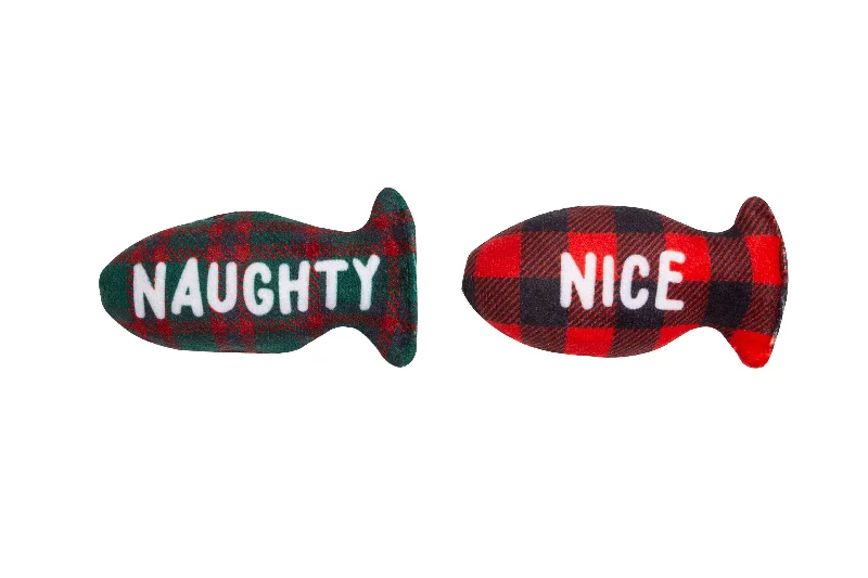 best dry food for indoor cats Christmas Naughty & Nice Cat Toys, Set of 2