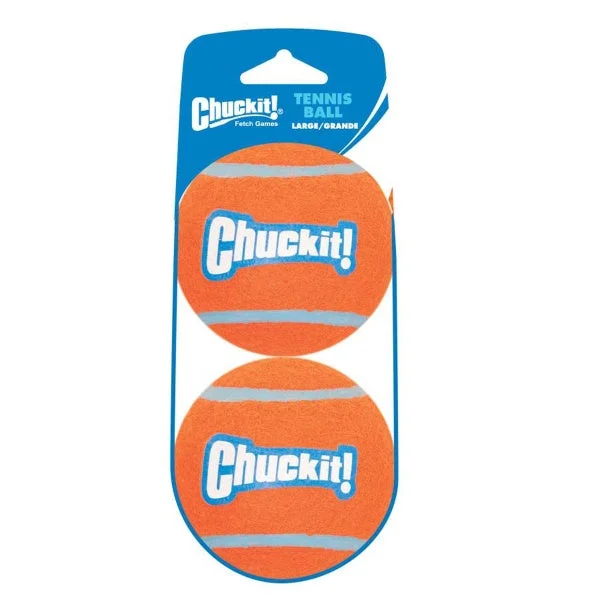 no-spill cat water bowl ChuckIt! Tennis Ball Large 2pk