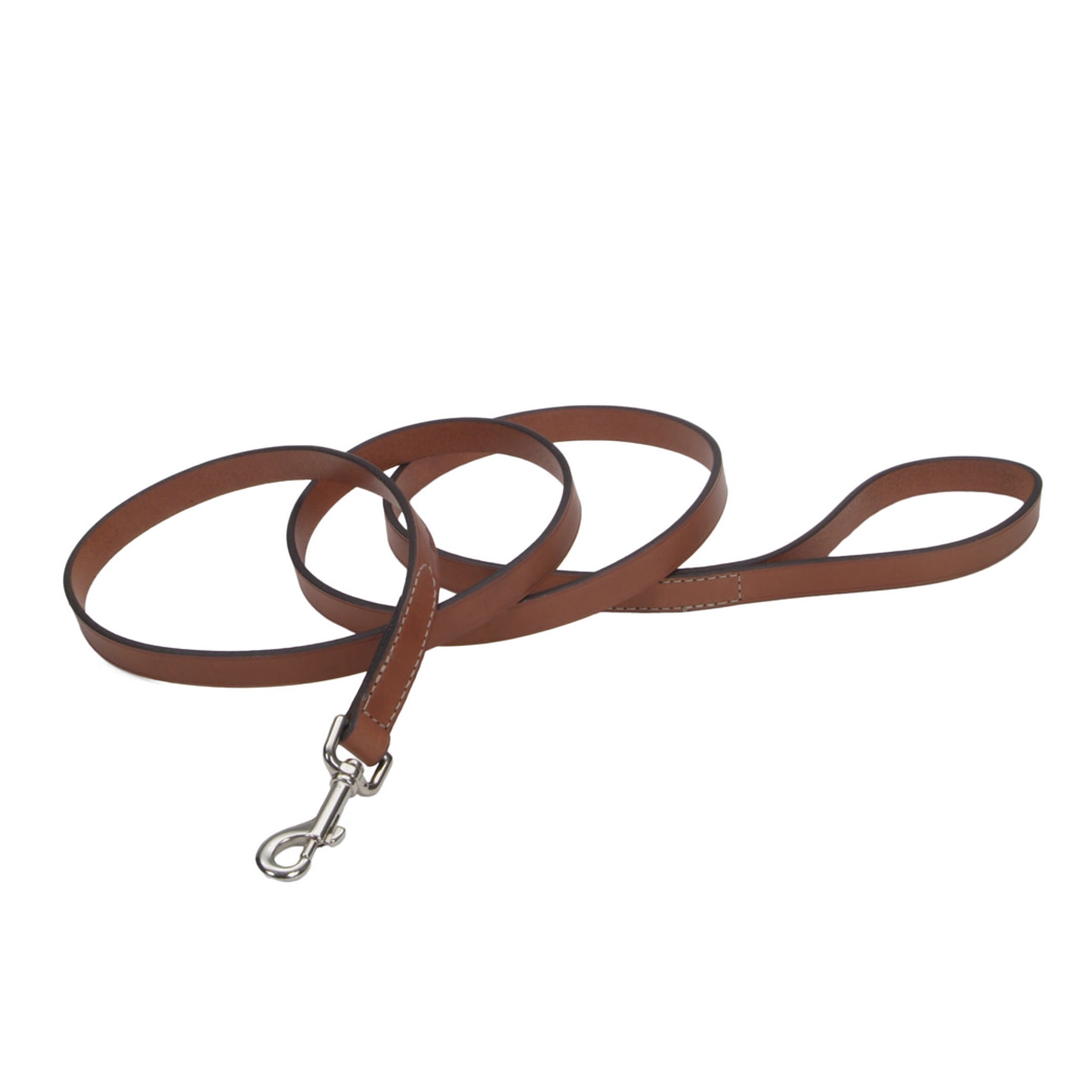 pet stroller for large dogs Circle T Oak Tanned Leather Dog Leash, Tan 4 Foot