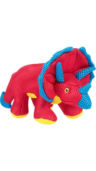 best fish tank thermometer goDog Dog Toy: 2X Chew Guard Dino Triceratops (Red)