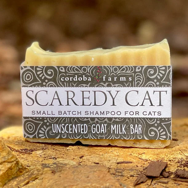 best organic fish food Cordoba Farms- Scaredy Cat Small Batch Shampo for Cats Unscented Goat Milk Bar