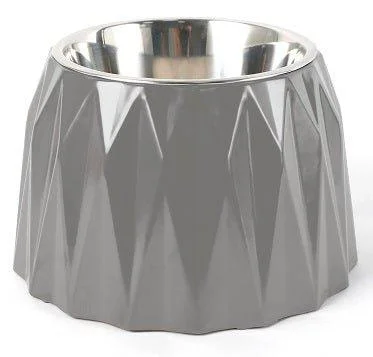 best LED lighting for planted tanks Elevated Diamond Dog Bowl - Dark Grey