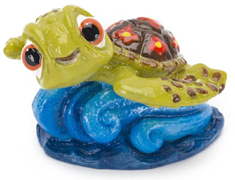 premium reptile basking rock Disney Squirt Aquarium Statue Green, Brown, Blue, 1ea/1.25 in, Mini premium reptile basking rock Disney Squirt Aquarium Statue Green, Brown, Blue, 1ea/1.25 in, Mini