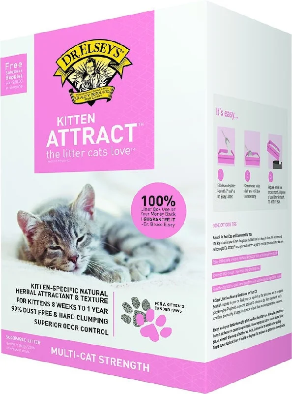 best organic dog flea spray Dr. Elsey's Kitten Attract Training  Cat Litter