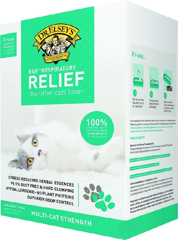 best flea treatment for rabbits Dr. Elsey's Respiratory Relief Clumping Cat Litter
