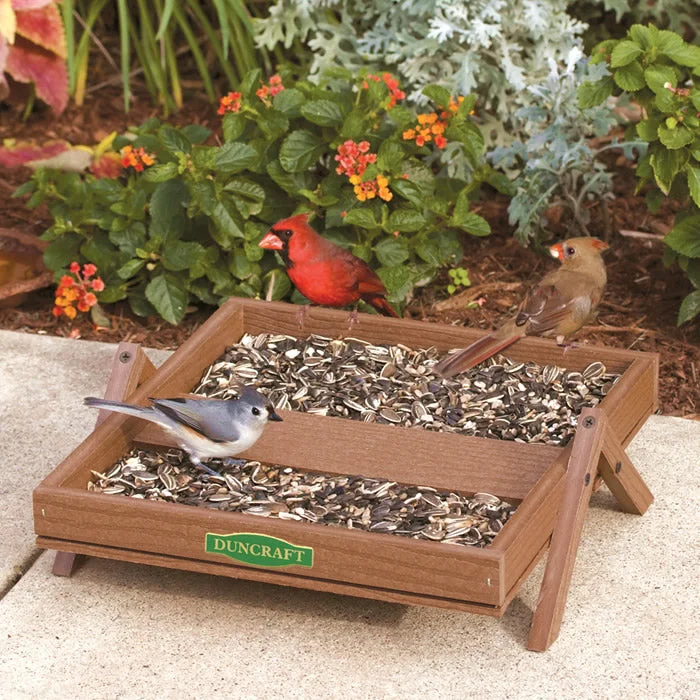 chew proof rabbit water bottle Duncraft Eco-Strong Ground Platform Feeder