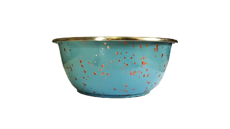 portable reptile carrier with ventilation DURABOLZ GLITZ BOWL - BLUE