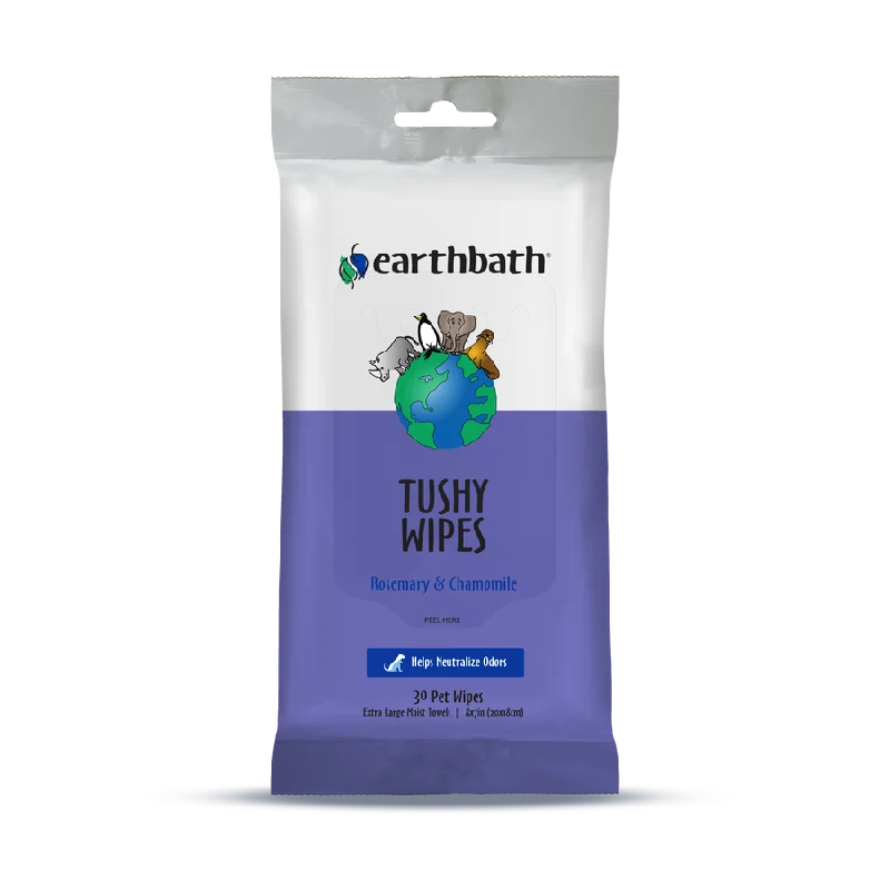 best organic dog treats Earthbath Tushy Wipes for Dogs & Cats