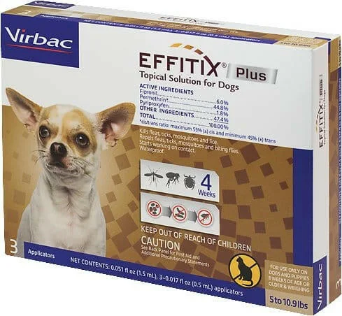 best UVB bulb for bearded dragons Effitix Plus for Toy Dogs 5-10.9 lbs (3 doses)