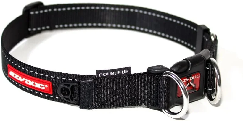 best bird feeder squirrel-proof EZYDog Double Up Collar Black