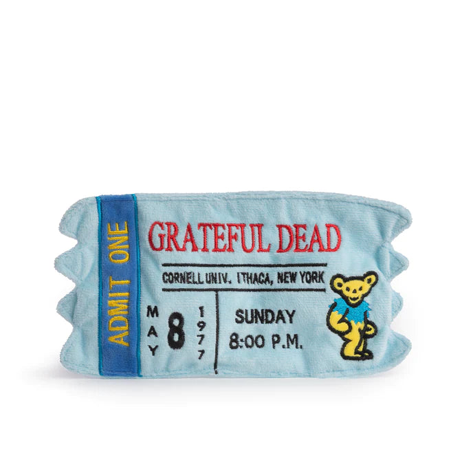 best puppy teething toys Fab Dog Grateful Dead - Cornell '77 Concert Ticket