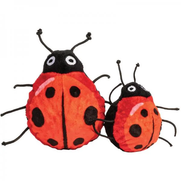 catnip toys for cats fun FabDog D Faball Ladybug M