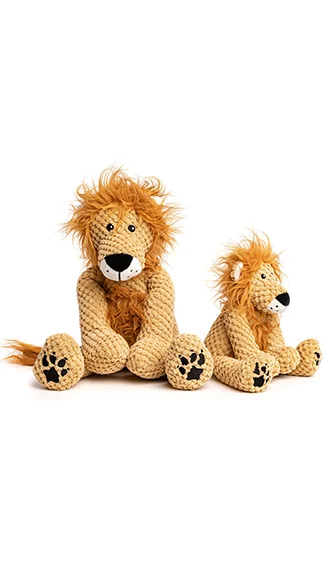 soft dog harness for small dogs fabdog Toy: Floppy Lion