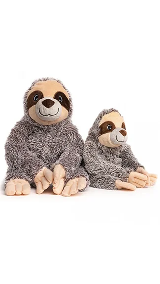 dog seatbelt harness for car safety fabdog Toy: Fluffy Sloth