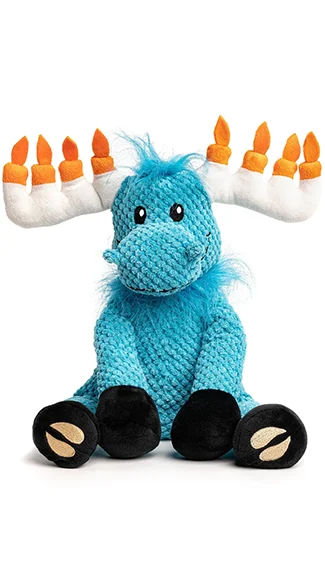 dog agility training set backyard fabdog Toy: Floppy Hanukkah Moose