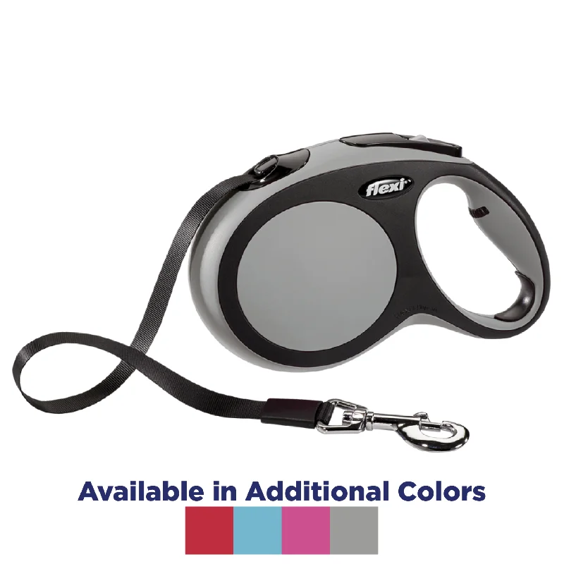 self-cleaning pet grooming brush Flexi New Comfort MD 16 ft Tape Retractable Leash