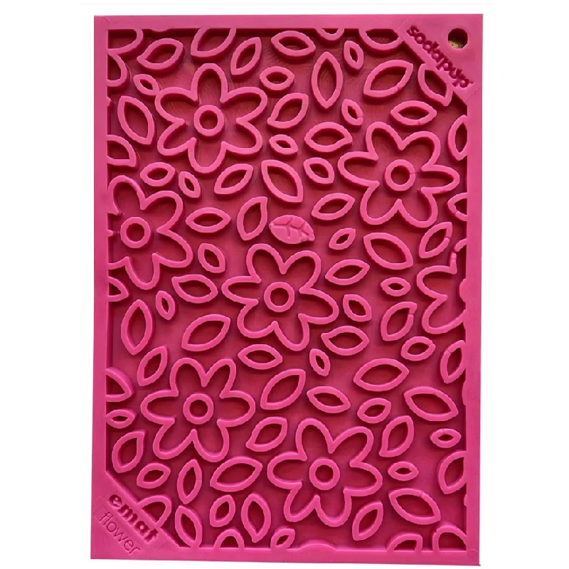best reptile water dish non-tip Flower Power eMat Enrichment Lick Mat