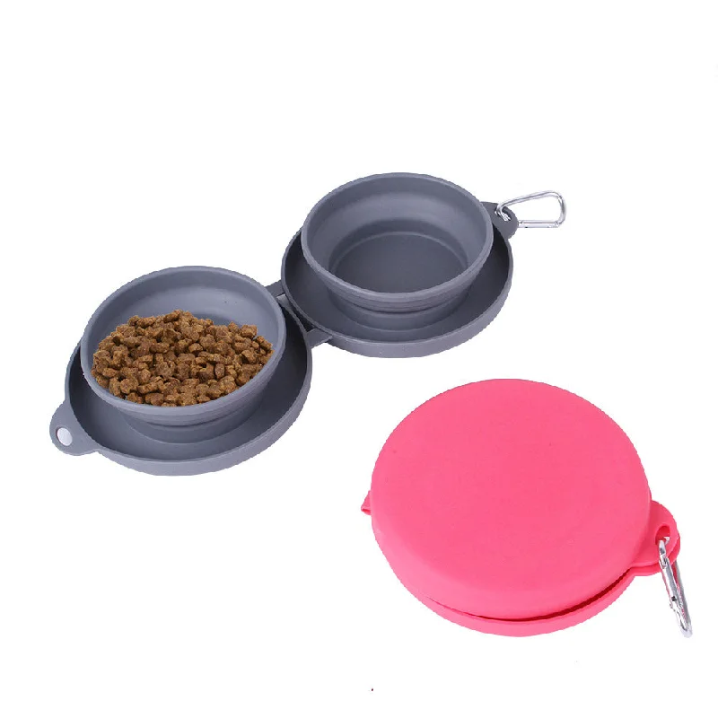 best fish tank stand wood Folding Silicone Travel Pet Bowl