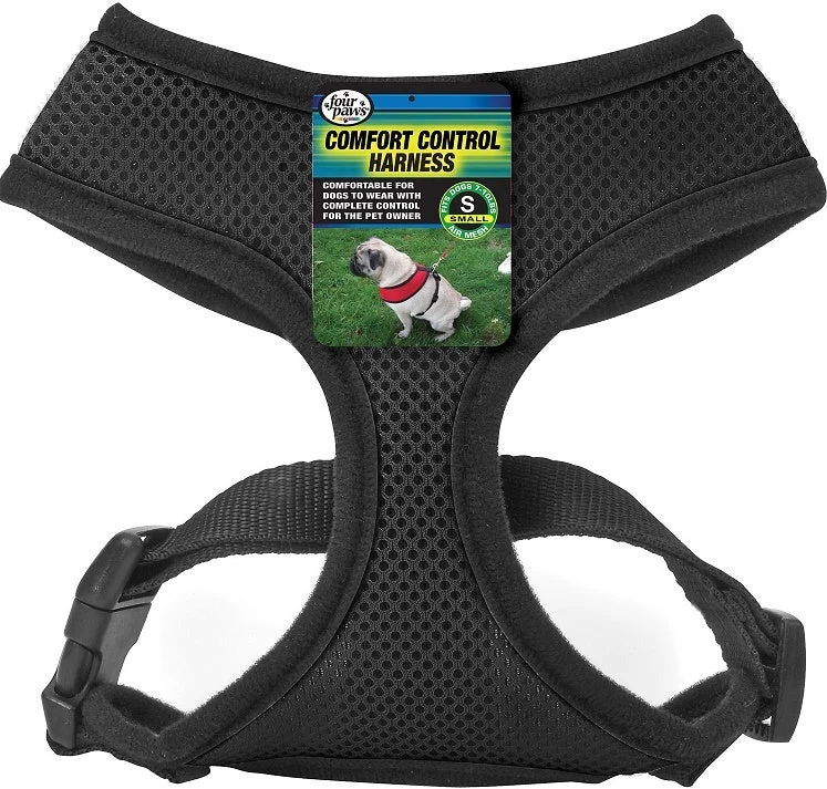 best puppy food for small breeds Four Paws Black Comfort Control Dog Harness
