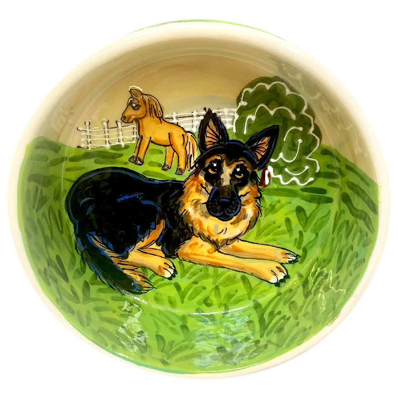 waterproof dog training whistle German Shepherd Dog Bowl