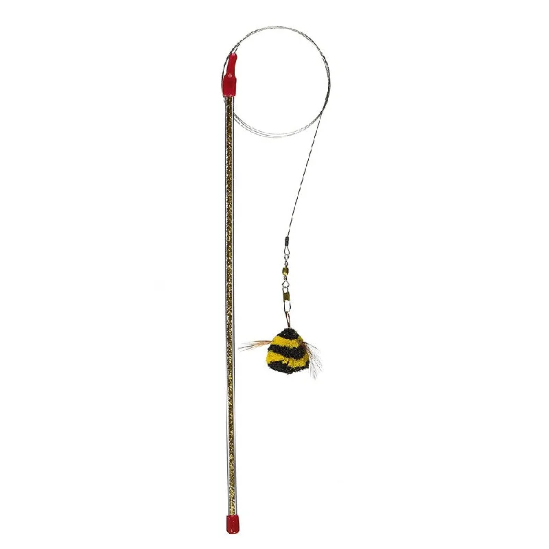 chew-resistant pet seatbelt tether Da Bee Cat Teaser