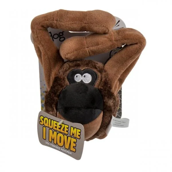 chew-resistant parrot toys durable Worldwise D GoDog Action Plush Ape - NLO