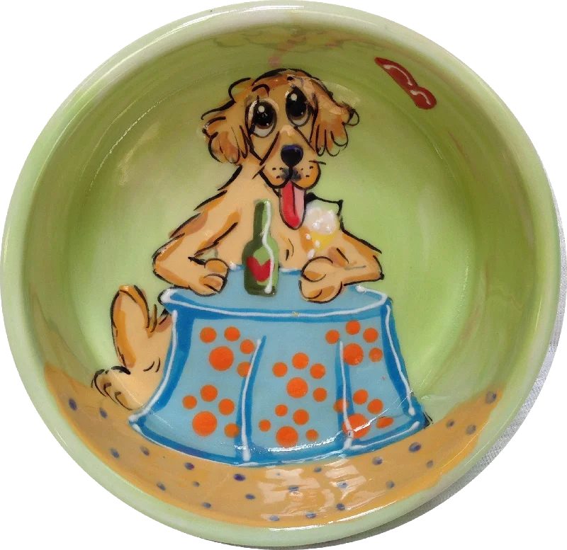aquarium fish breeding tank Golden Retriever | Ceramic Dog Bowl