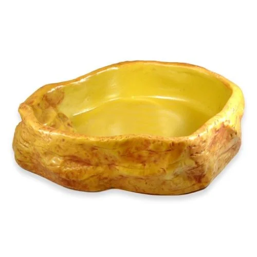 best hay feeder for guinea pigs HabiStat Sandstone Water Dish, Extra Large