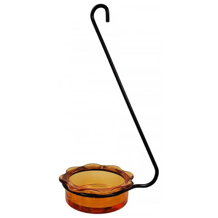 best automatic bird water feeder Hanging Dish Feeder, Orange