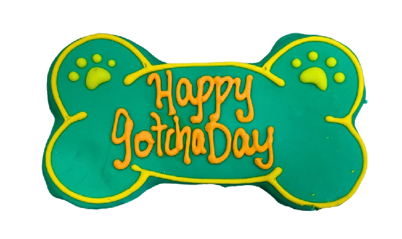 dog bike trailer foldable Happy Gotcha Day Dog Bone