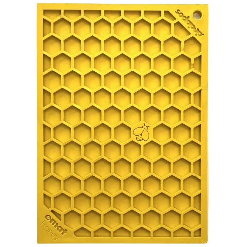best travel litter box for cats Honeycomb eMat Enrichment Lick Mat