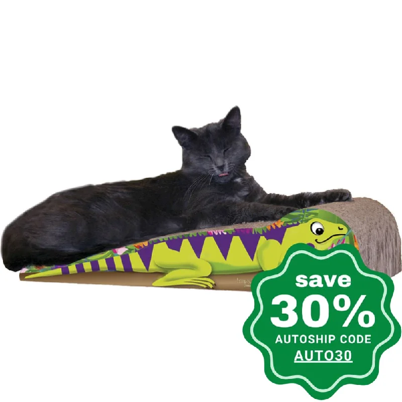parrot swing toy durable Imperial Cat - Animal Scratchers - Medium Iguana (6"D x 4.5"H x 21"W) parrot swing toy durable Imperial Cat - Animal Scratchers - Medium Iguana (6"D x 4.5"H x 21"W)