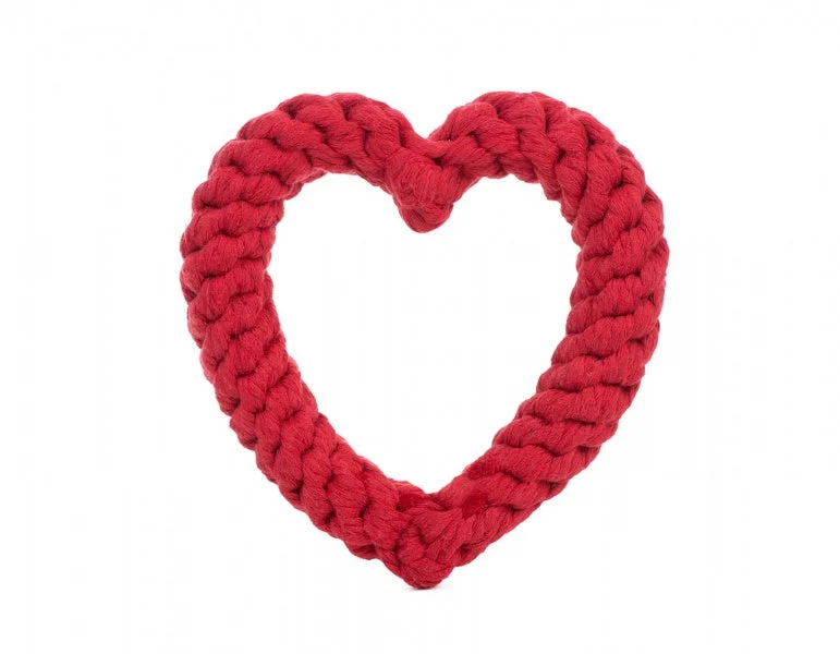 guinea pig hideout wooden Jax & Bones Red Heart