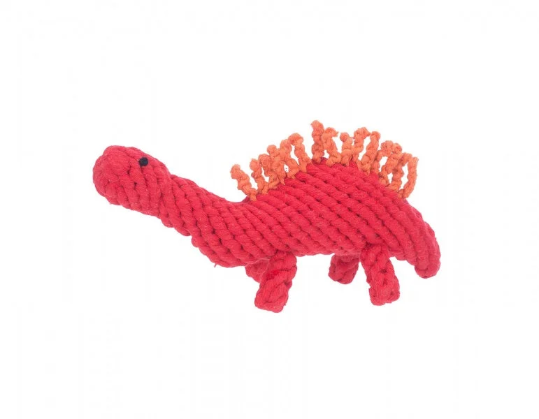 foldable dog crate travel-friendly Jax & Bones Stew The Stegosaurus Red 13" L