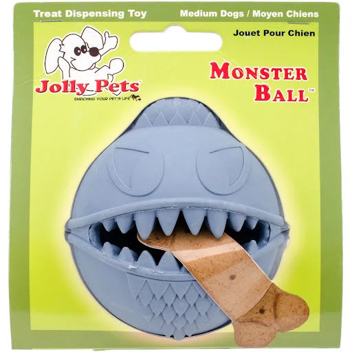 best odor-free cat litter for small apartments Jolly Monster Ball Blue 3.5"