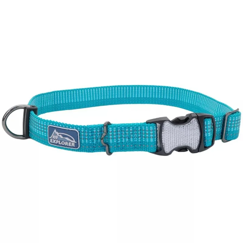 no pull dog harness adjustable K9 Explorer Brights Reflective Adjustable Dog Collar Ocean Small 5/8"x 10"-14" no pull dog harness adjustable K9 Explorer Brights Reflective Adjustable Dog Collar Ocean Small 5/8"x 10"-14"