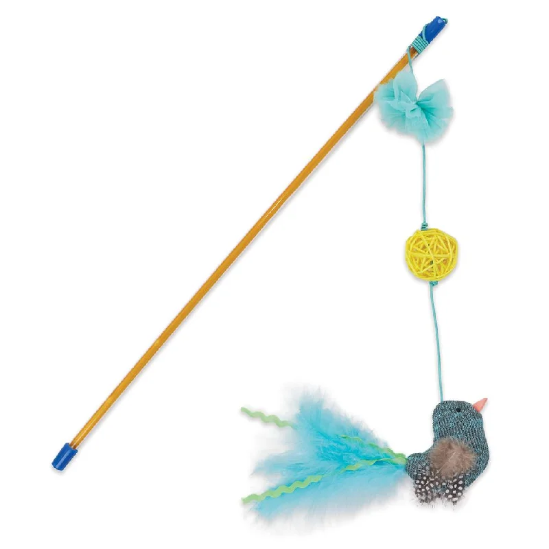 waterproof dog leash with handle Kazoo Bluebird Wand Cat Toy