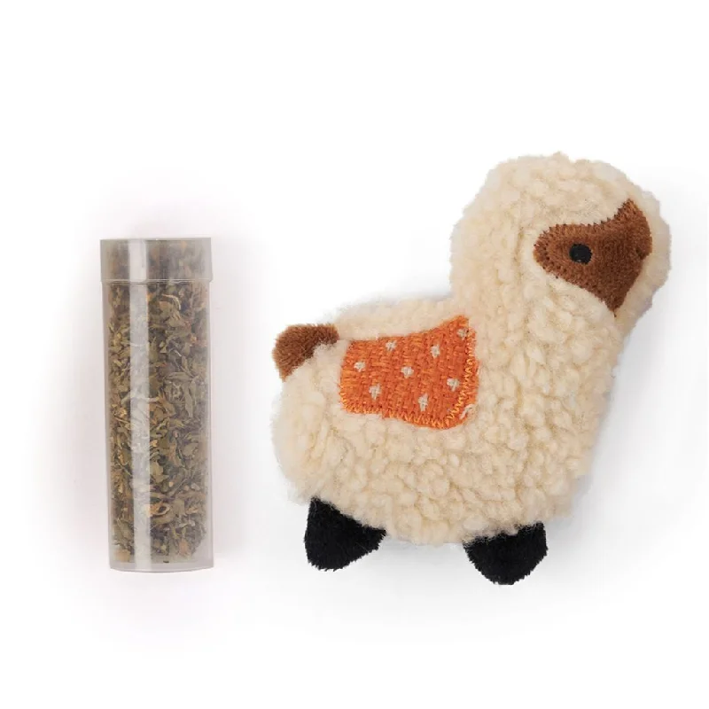 chew-resistant guinea pig hideout Kazoo Love A Llama Cat Toy