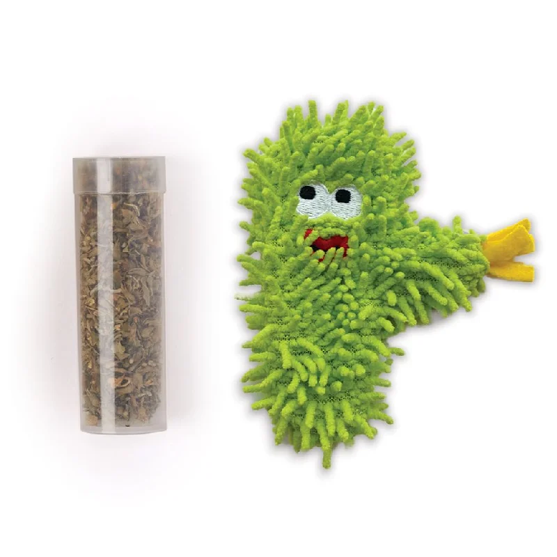 no-mess dog food and water station Kazoo Scruffy Cactus Cat Toy