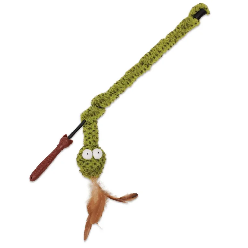best organic dog flea spray Kazoo Spotty Snake Wand Cat Toy