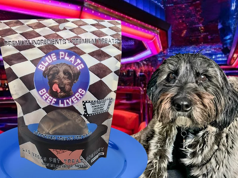 dog anxiety relief vest snug fit BLUE PLATE BEEF LIVERS